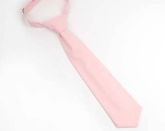 Blush Pink necktie, blush tie, boys pink tie, toddler tie, baby tie, pink boys tie, ring bearer outfit, pink ring bearer tie, blush necktie
