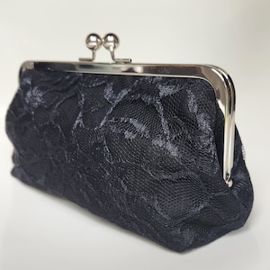 Black Lace Clutch, lace clutch, black lace purse, wedding clutch, wedding purse, bridesmaid purse, bridesmaid clutch, prom lace clutch