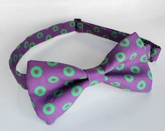 Phish bow tie, Phish donuts bow tie, fishman bow tie, Phish tie, phish pre-tied bow tie, fishman donuts bow tie, Phish Mexico bow tie