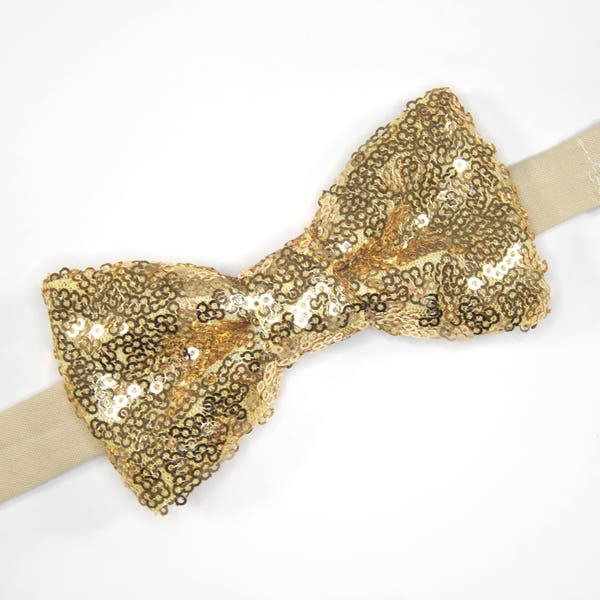 Gold sequins bow tie, Gold bow tie, gold sequins, sequins bow tie, glitz bow tie, glitter bow tie, gold glitter bow tie, gold bow tie, tie