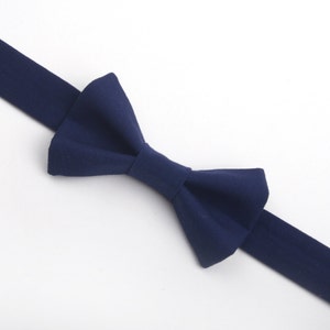 Navy Blue bow tie, boys bow tie, men&#39;s bow tie, adult bow tie, child bow tie, baby bow tie, blue bow tie, navy bow tie, dark blue bow tie