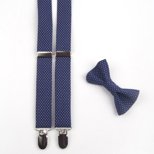 polka dot bow tie and suspenders