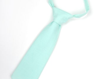 Mint necktie, mint tie, boys mint tie, toddler tie, baby tie, mint boys tie, ring bearer outfit, mint ring bearer tie, mint bridal party