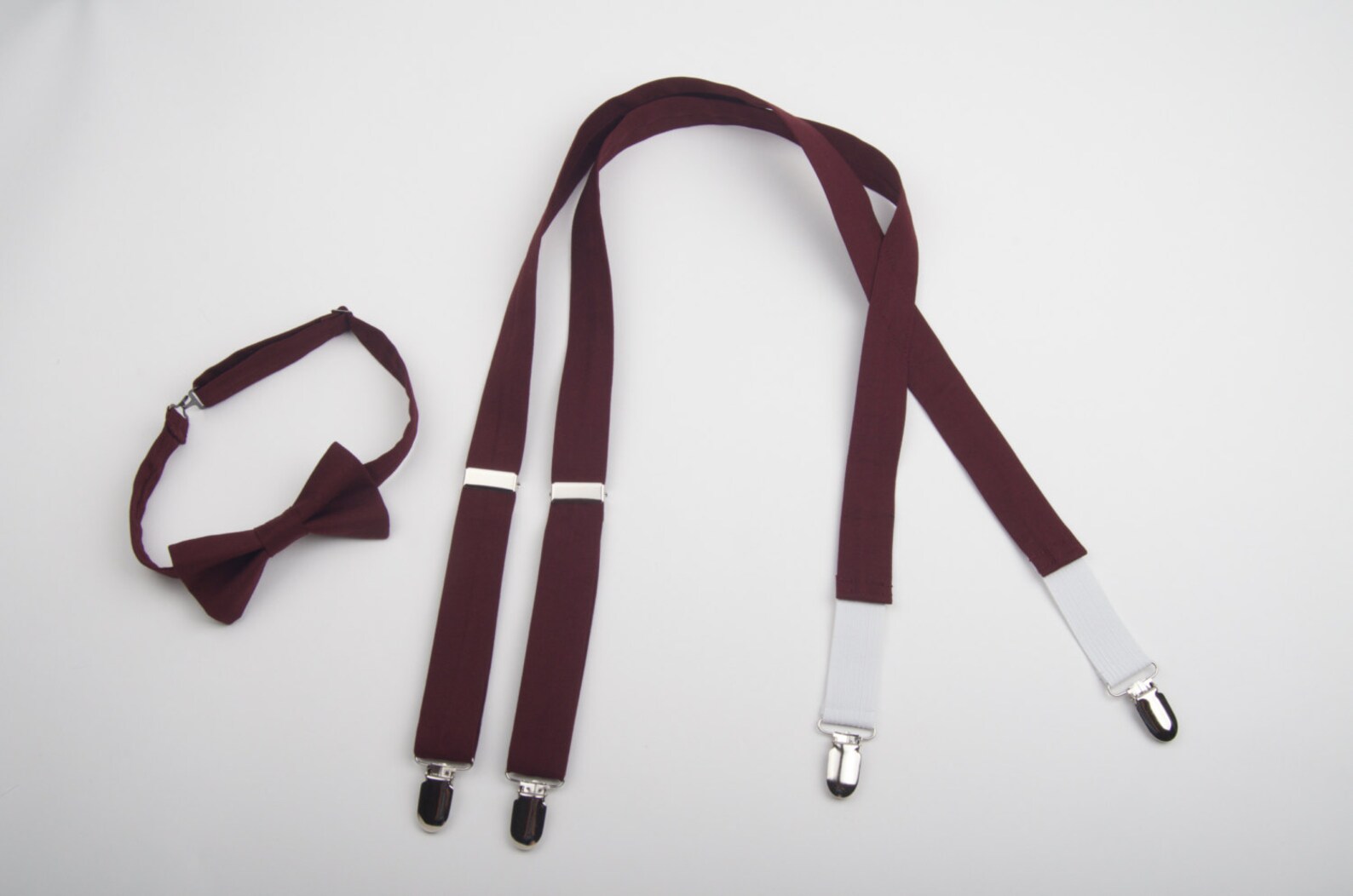 mens burgundy bow tie