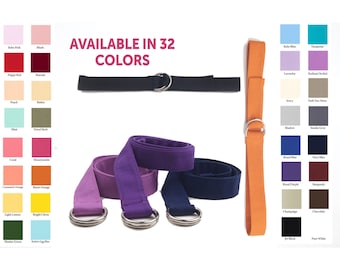 Choose your color kids belt, girl's belt, boy's belt, toddler belt, child's belt, D-ring belt, cotton belt, red belt, blue belt, brown belt