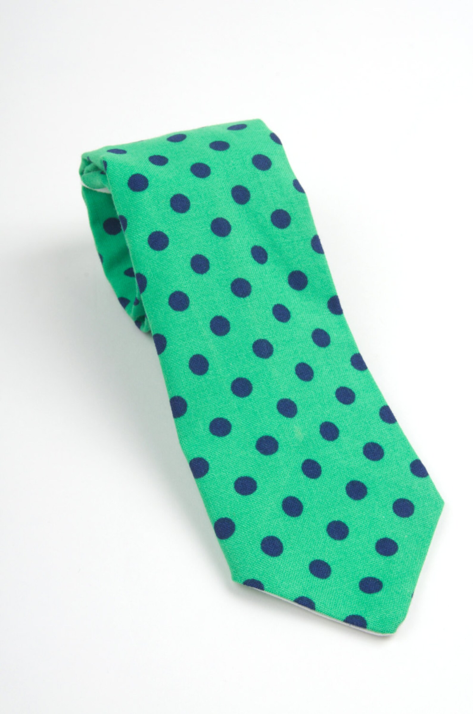 Mens Necktie Green and Navy Tie Green Necktie Men's Etsy