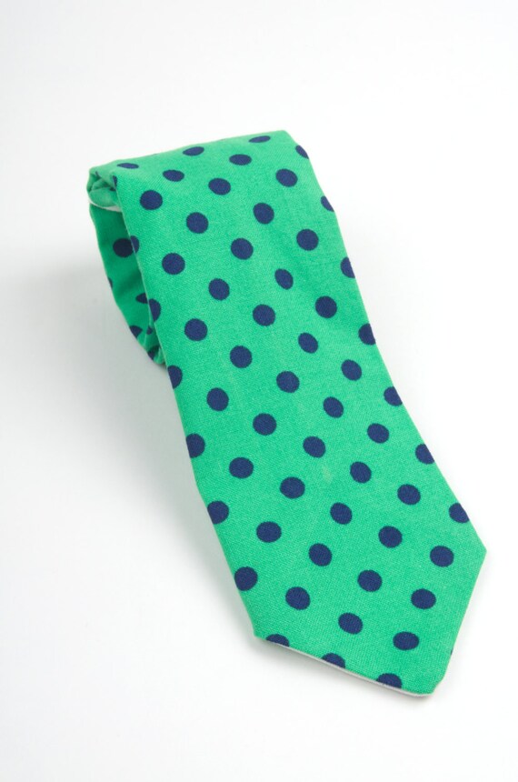 Corbata de hombre, corbata verde y azul marino, corbata verde
