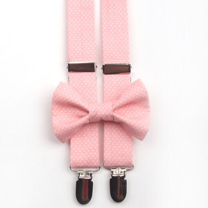 polka dot bow tie and suspenders