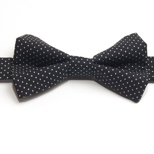 Black Polka Dot Bow Tie & Suspenders Set Ring Bearer Outfit - Etsy