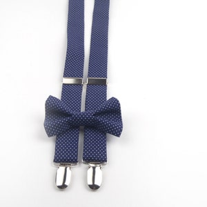 polka dot bow tie and suspenders