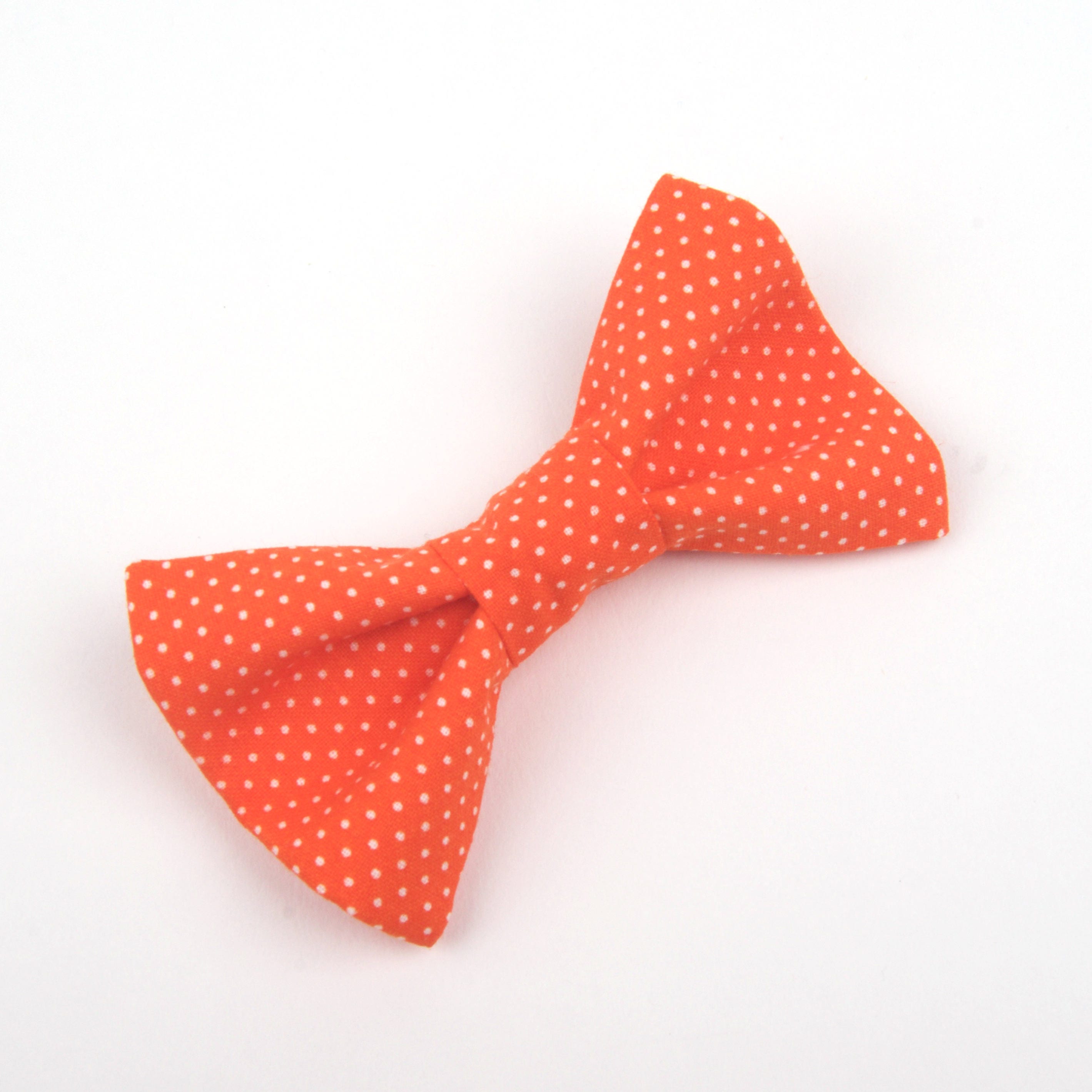 Orange Polka Dot Bow Tie Orange Bow Tie Boy's Bow Tie Etsy UK