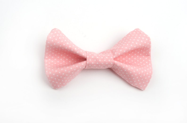Pink Polka Dot Bow Tie Pink Bow Tie Pink Pin Dot Bow Tie - Etsy