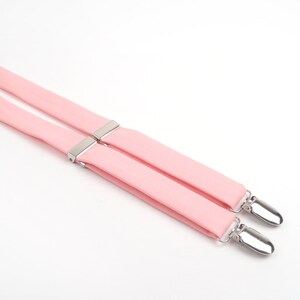Cotton Candy pink suspenders, ring bearer outfit, pink suspenders, pink braces, blush pink suspenders, pink boys suspenders, mens suspenders