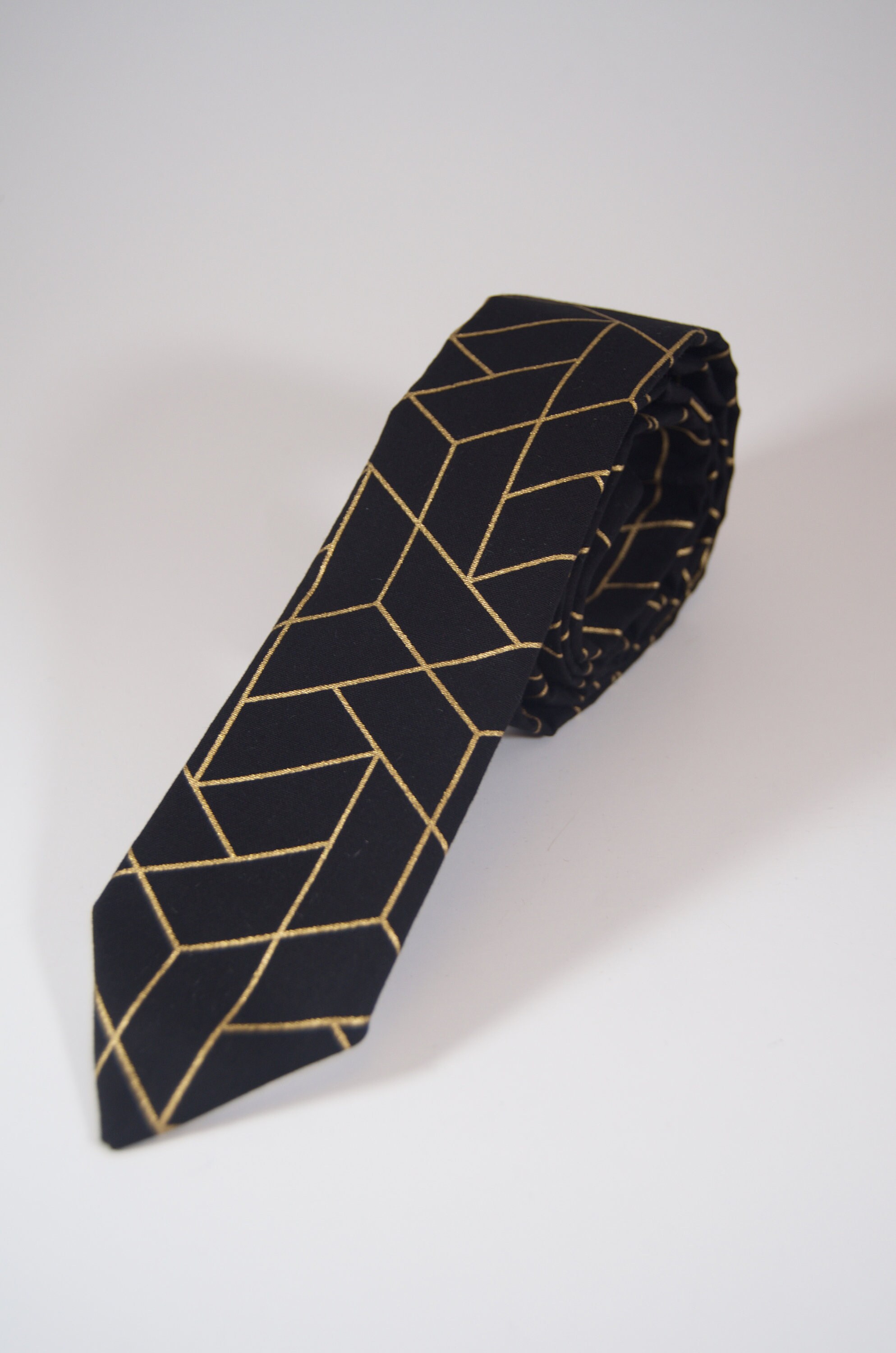 Barry.Wang Uomo Stripe Tie Set Pochette gemello grigio seta Cravatte formale 