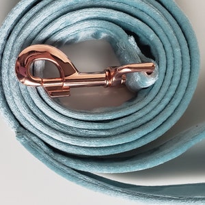 Aqua Velvet Leash, Velvet leash, dog leash, velvet dog leash, matching leash, 1&quot; wide dog leash, 5&#39; dog leash, aqua dog leash, blue leash