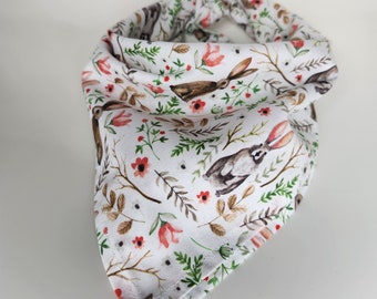 Pañuelo de Pascua, pañuelo para perros de Pascua, pañuelo floral de Pascua, pañuelo para perros, pañuelo para perros de primavera, pañuelo floral para perros, perro de Pascua, regalo para perros