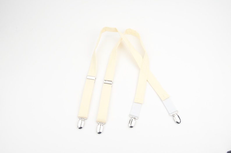 Butter yellow Suspenders, Light yellow suspenders, men's suspenders, boy's suspenders, toddler suspenders, yellow suspenders, yellow braces image 4