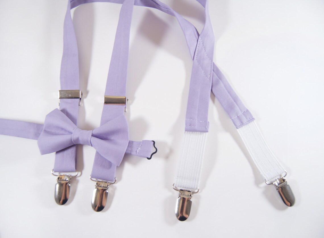 dusty lavender bow tie