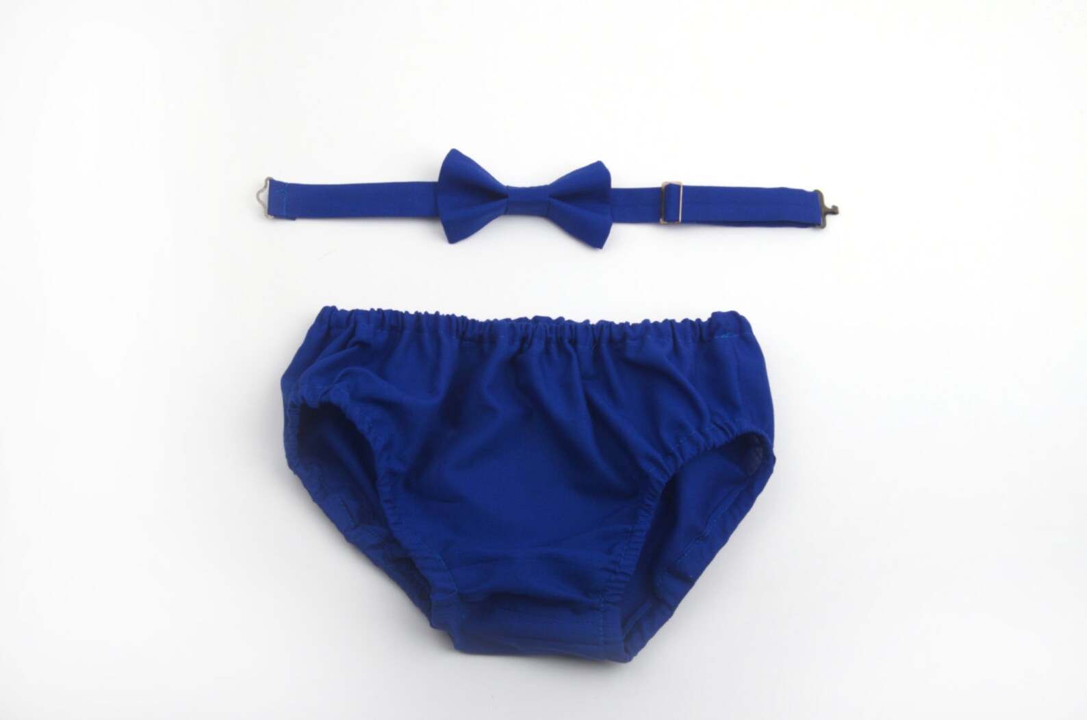 Royal Blue Bow Tie & Suspenders and Diaper Cover Cobalt Blue Etsy