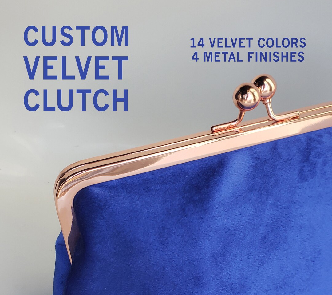 Velvet Clutch, Custom Clutch, Velvet Clutch, Evening Bag, Velvet