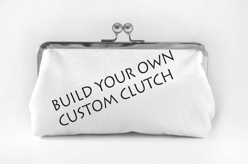 Custom Clutch Custom Purse Build Your Own Clutch Bridal Etsy