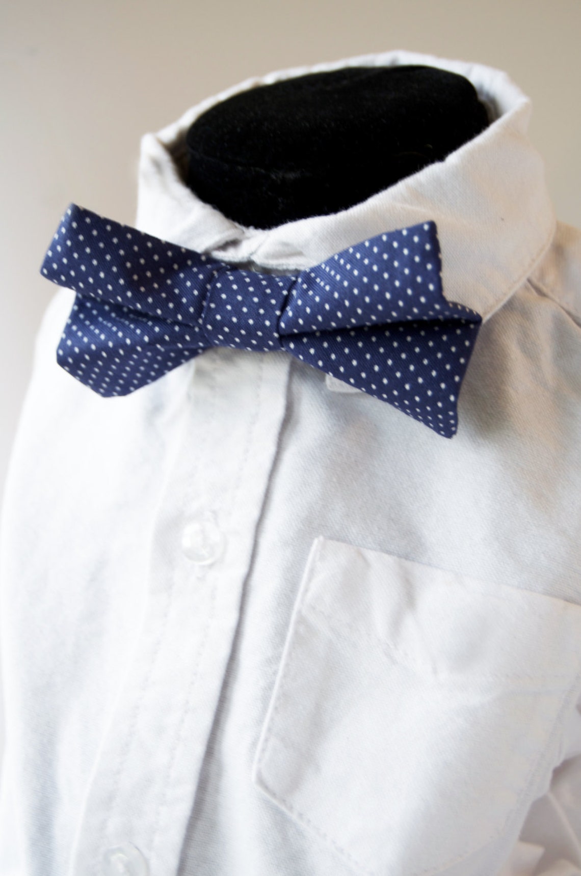 Navy Blue Polka Dot Bow Tie Navy Boys Bow Tie Navy Bow Tie - Etsy