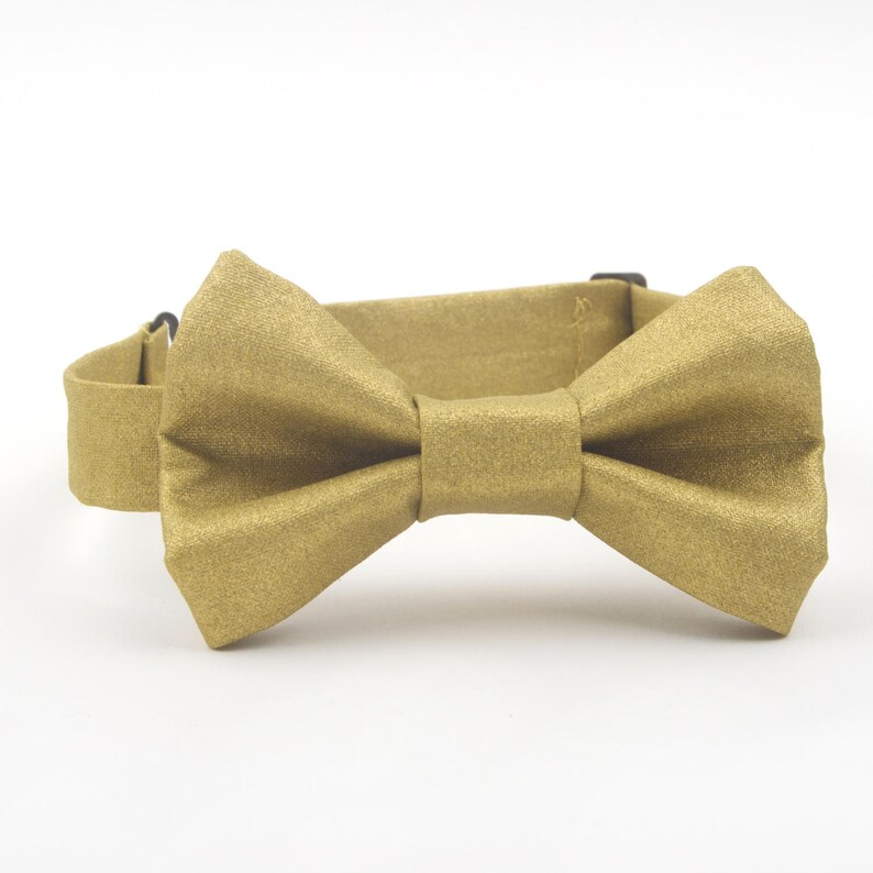 Gold Bow Tie Metallic Gold Bow Tie Gold Wedding Ring Bearer - Etsy