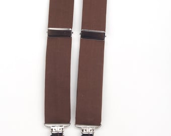Chocolate Brown Suspenders, brown suspenders, men's suspenders, boy's suspenders, toddler suspenders, baby suspenders, brown suspenders