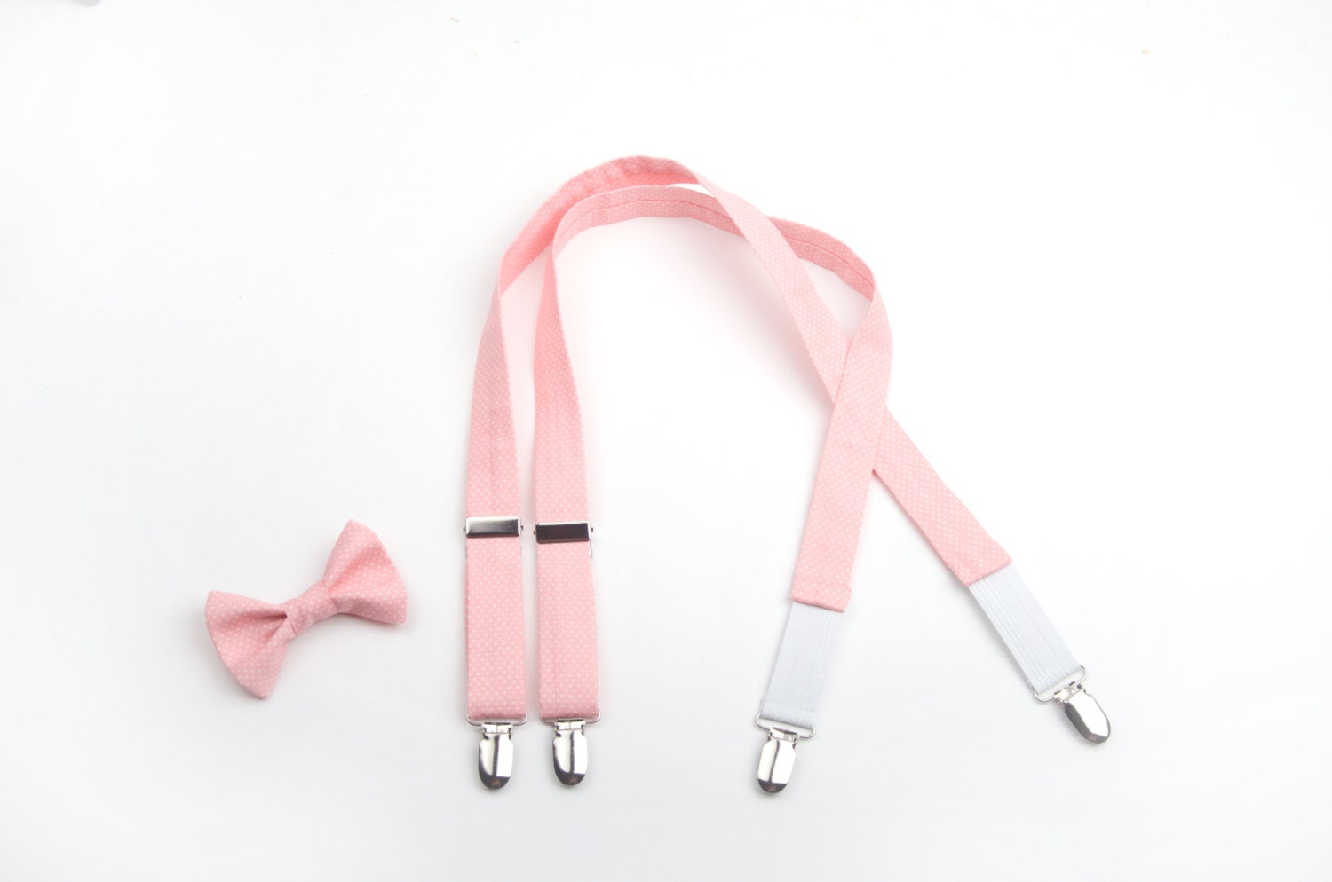 polka dot bow tie and suspenders