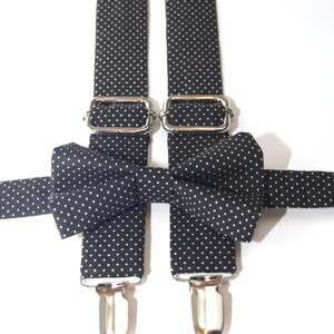 polka dot bow tie and suspenders