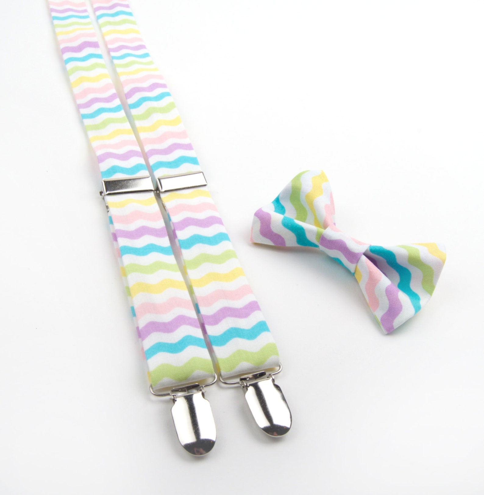 easter bow tie and suspenders