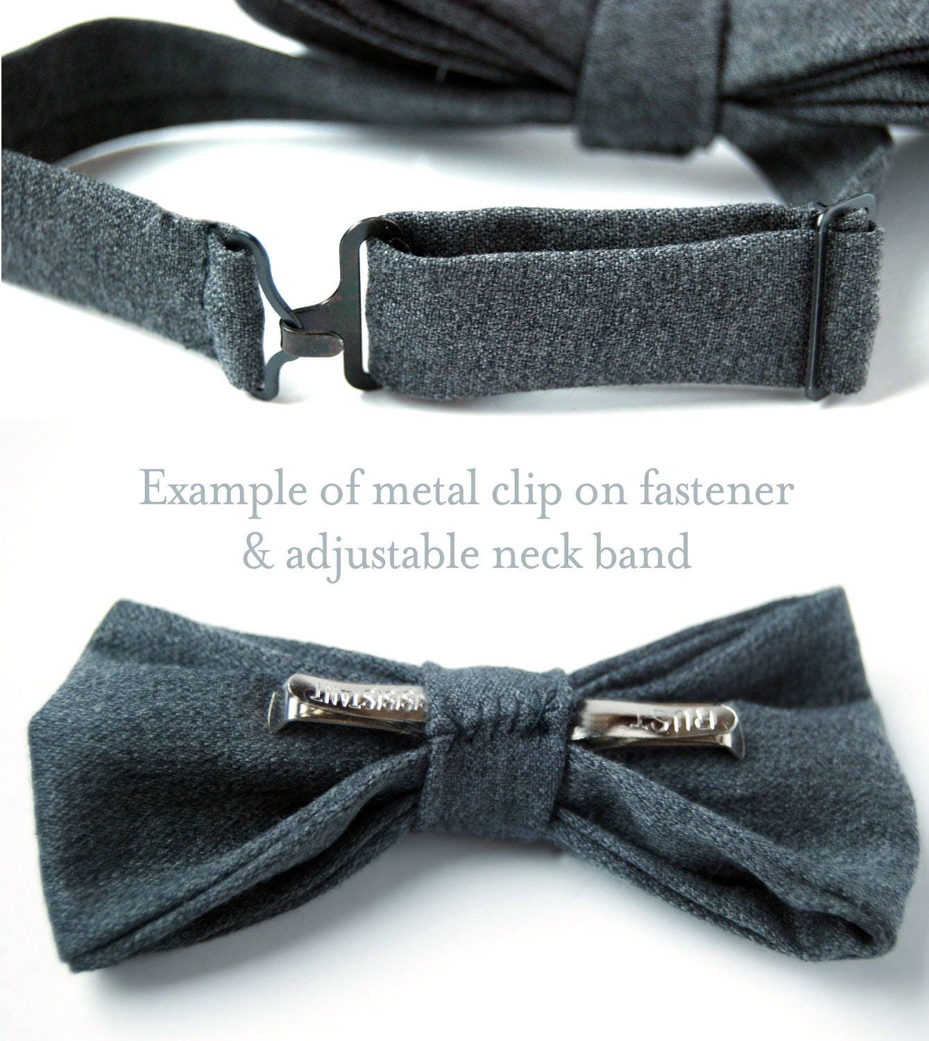 champagne colored bow tie