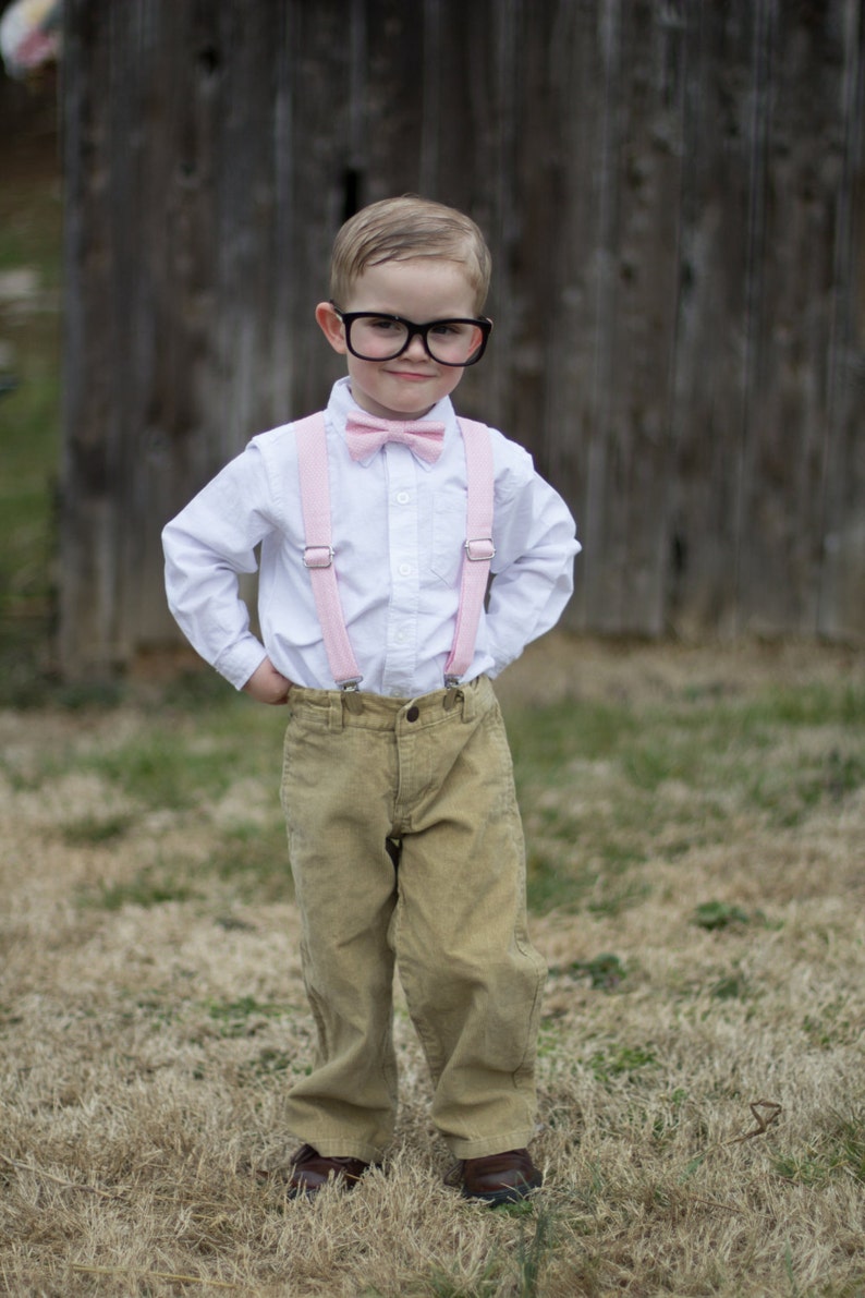 polka dot bow tie and suspenders