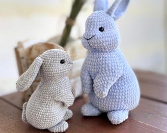 Crochet Bunny Pattern | Amigurumi Plush Toy with Video Tutorials (PDF Pattern)