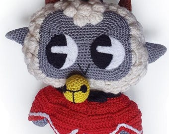Cult of the Lamb Crochet Pattern | Video Game Amigurumi Toy (PDF Download)