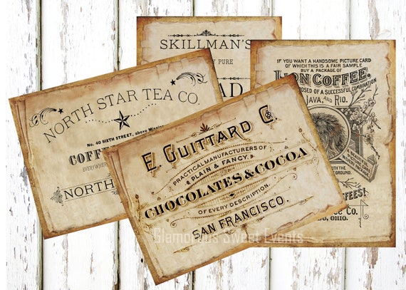 INSTANT DOWNLOAD Vintage Ephemera Ads Vintage Papers | Etsy