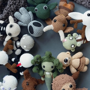 40 modelli all'uncinetto Amigurumi per adorabili mostri, esseri mitici e altro ancora