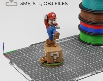 Full Color 3D Figure STL and 3MF | Digital File for 3D Printing | Collectible Model Ready to Print | Instant Download
