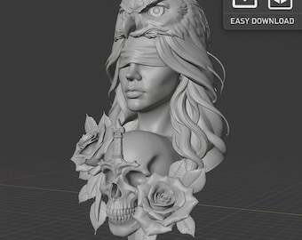 Original 3D Printed Figure STL File | STL File Original 3D Figure | High Quality Digital Download | DIY Printing Model | Unique Design