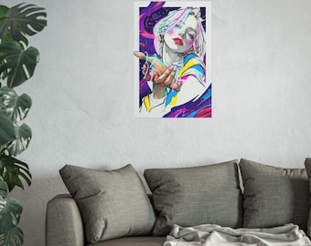 Colorful Art Posters / Vibrant Portrait & Motherhood Wall Art Prints