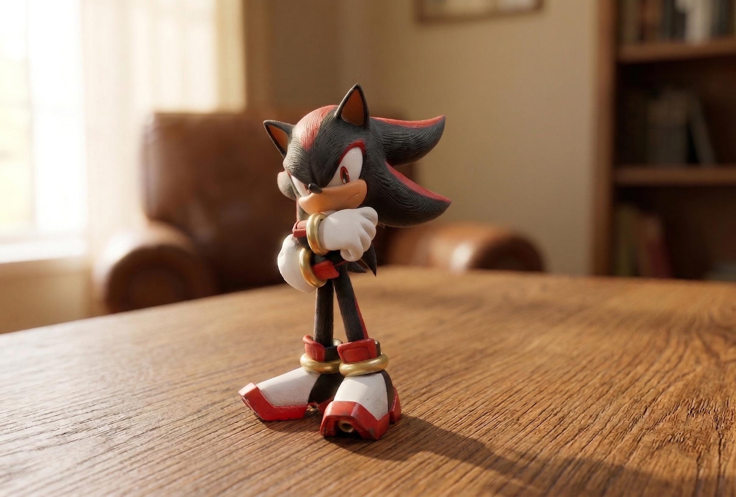 Sonic the Hedgehog - Shadow action figure articolate da 4 pollici
