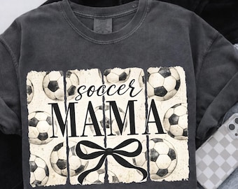 Soccer maman coquette noeud PNG, conception de sublimation de maman football rétro, maillot de football en détresse vintage PNG, téléchargement numérique maman sportive à la mode