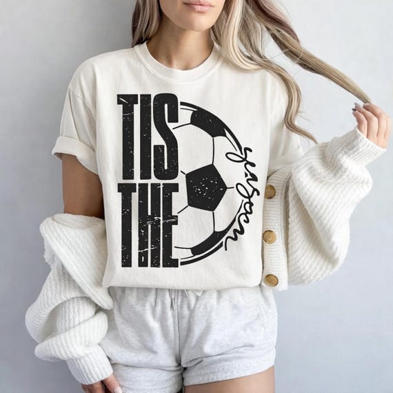 Retro soccer png, Tis The Season Soccer Mom  Png, Retro Soccer Shirt, Vintage Distressed Design,Gam Day Soccer Season Png, Digital download