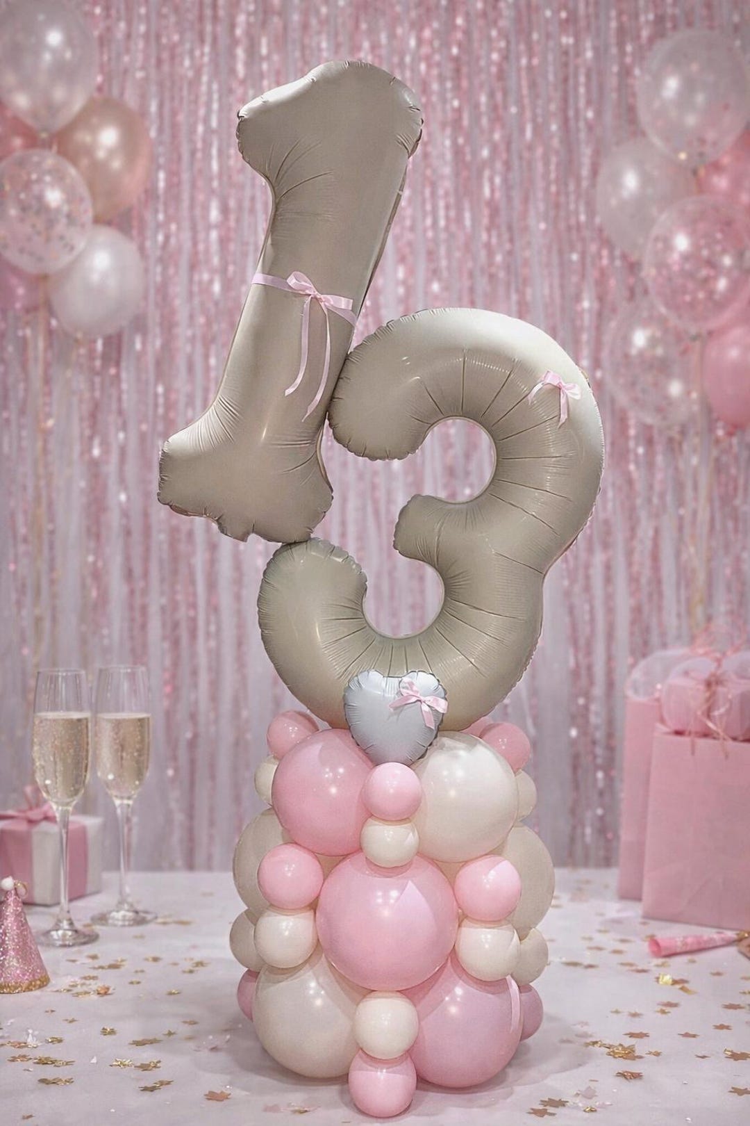 Birthday Balloon Number Stack, Essentials Pack, DIY Balloon Decor ...