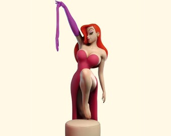Jessica Rabbit Figur, 3D handgemachte Figuren, Actionfiguren, Sammlerfigur