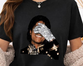 Michael Jackson King of Pop Retro Graphic Tee, 90s Music Icon Unisex Shirt