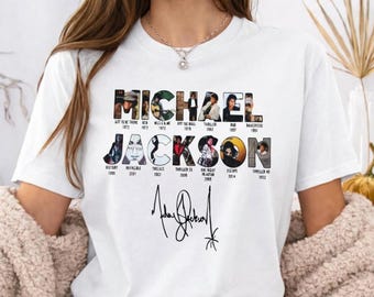 Michael Jackson 90s Retro Graphic T-Shirt, Unisex Cotton Streetwear Top