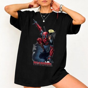 Vintage Deadpool Marvel Shirt: Deadpool Avengers Doomsday Sweatshirt, Deadpool and Wolverine T-Shirt, Disneyworld Marvel Shirts, Marvel gift image 5
