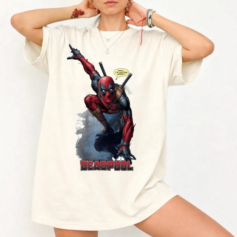 Vintage Deadpool Marvel Shirt: Deadpool Avengers Doomsday Sweatshirt, Deadpool and Wolverine T-Shirt, Disneyworld Marvel Shirts, Marvel gift image 2