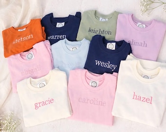 Personalized Kids Name Sweatshirt | Custom Embroidered Toddler Pullover